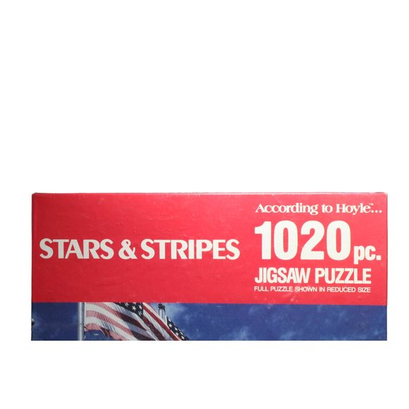 1989 Stars And‎ Stripes US Flags 1020 Piece Jigsaw Puzzle 18" X 25.75" - Picture 2 of 10